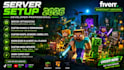 set up your professional minecraft server with plugins,mods,hibrid so fast