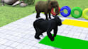 create 3d animal crossing fountain animation