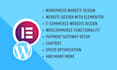 design wordpress website elementor website design using elementor pro