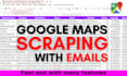 scrape google maps for business leads with email addresses