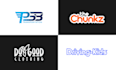 design professional minimalistic text based logo