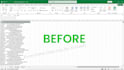 do excel data cleaning and formatting, split