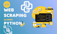 do web scraping, website scraping, data extraction in python