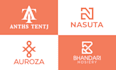 do modern monogram or personal initial letter logo design