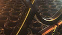 create gold particles 3d logo intro video