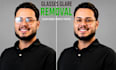 remove glasses glare and reflections from any photo