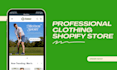 build a professional clothing shopify store or brand website
