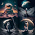 drawings made by ai, behind midjourney, bing image generator etc