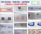 design a custom packaging tape, tape design, printing and shipment