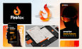 design a modern meaningful logo and complete brand identity