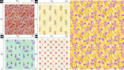 design watercolor pattern for textile and merchandise