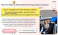 design driving school website driving instructor website driving school leads