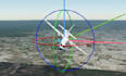 develop an interactive 3d gizmo in cesiumjs