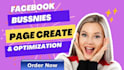 do facebook business page create