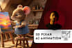 create a 3d pixar ai animation, cinematic ai video