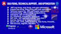 fix bugs and optimize dot net core and angular apps expert support