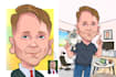 draw a funny caricature of your friends or a loved one