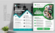 create postcard,  marketing flyer, event flyer design in 12hrs