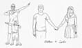 draw your photo to artistic line art illustration