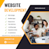 design a custom responsive website using html css and js