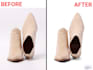 edit and retouch footwear image