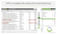 provide site audit semrush, screaming frog, ahrefs with action plan