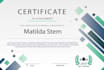 design modern certificate, award certificate