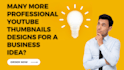 do professional and attractive youtube thumbnails design