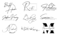 design luxury handwriting, scripted, signature, cursive, handwritten logo