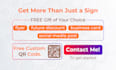 design a custom a frame sign