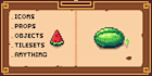 make your pixelart props and icons