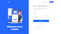 custom website development with HTML, CSS, and javascript
