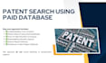conduct patent search using professional paid databases