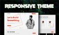 design and create professional portfolio website for you