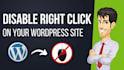 disable right click on your website within 1 hour