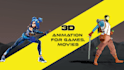 do 3d character animation in blender for games