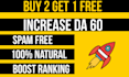 increase moz da, increase da pa, increase domain authority, increase da 60