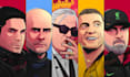 draw cool football players in vector art or other portrait