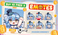 draw twitch emotes, chibi emotes vtuber, animated emotes, for stream
