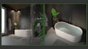 do realistic 3d interior rendering of room, offices