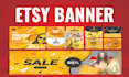create an etsy banner, etsy icon, logo, and cover with canva