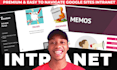create an intranet using google sites for document library