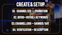 create SEO optimized youtube channel