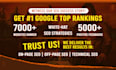 do complete website SEO optimization and create high da backlinks for top rank