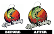 do embroidery digitizing logo design into dst pes emb pxf