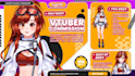 create express custom high quality vtuber model live2d vtuber rigging