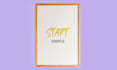 design simple typography poster or wall art