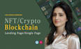 design nft, blockchain or crypto landing page using wordpress elementor pro