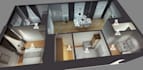 create 3d floor plan render animation and web view