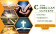 write your christian blogs, articles, sermon summaries, and devotionals